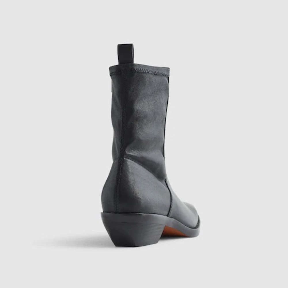 Madewell The Idris Ankle Boot in True Black Size 9 NWOB - Picture 3 of 10